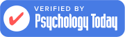 Psychology Today verified therapist badge